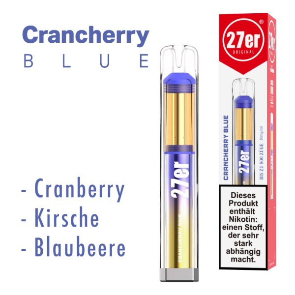 27er VAPE - Crancherry Blue
